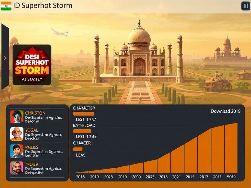 Desi Superhot Storm download statistics chart showing growth over time